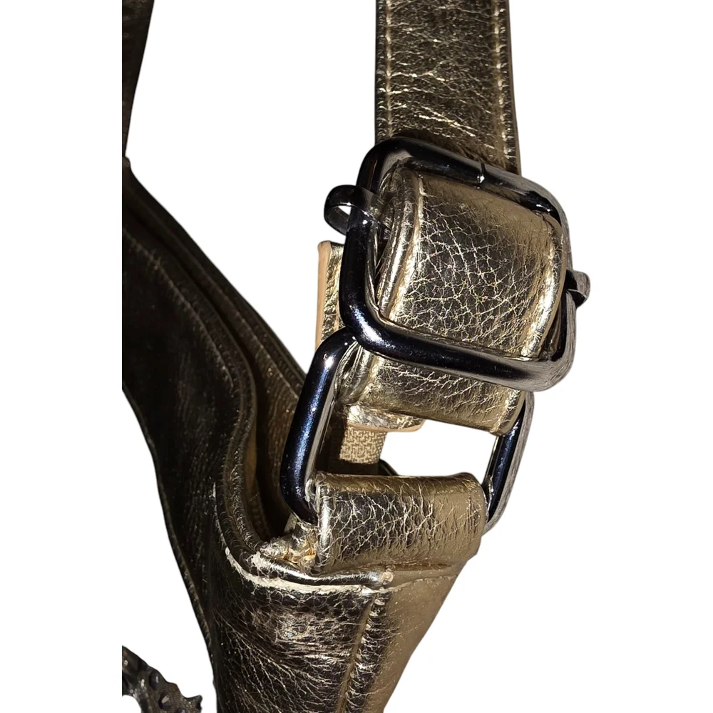 Gold Studded Shoulder Bag - Picture 7 of 8